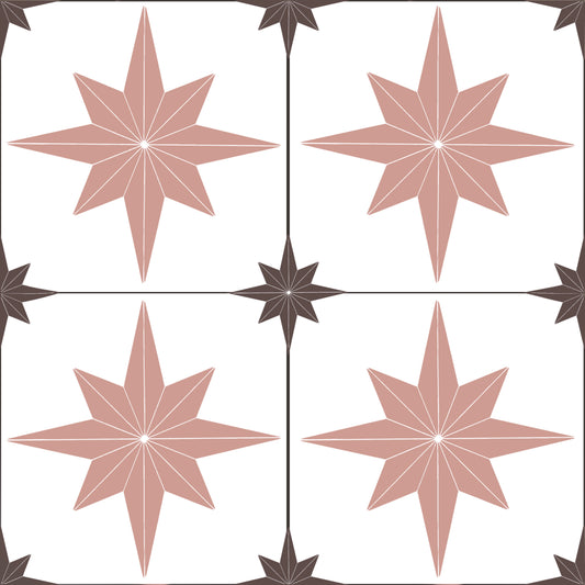 Astral Star Tiles Pink