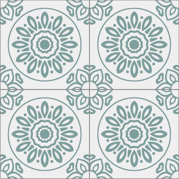 French Tiles Teal