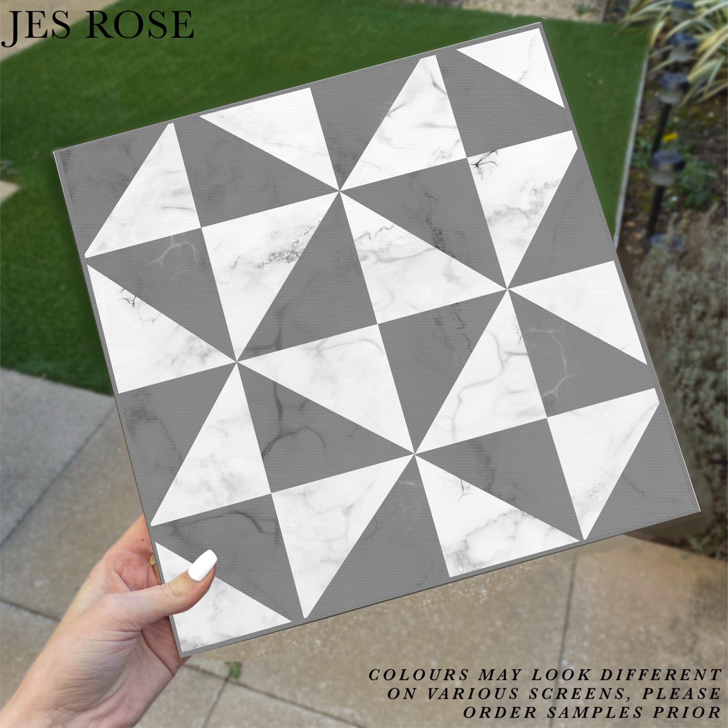 Mosaic Tiles Monochrome Premium Peel & Stick Tiles – Jes Rose
