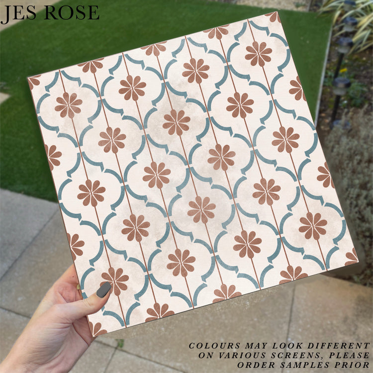 Moroccan jannah rustic retro Premium Peel & Stick Tilese