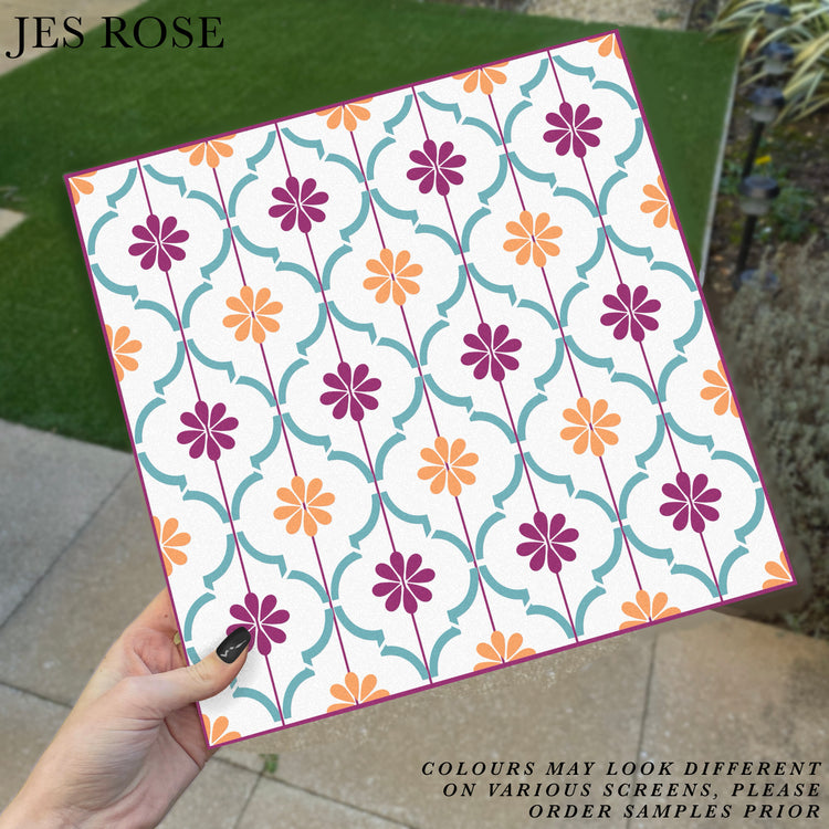 Moroccan Jannah Multi Premium Peel & Stick Tiles