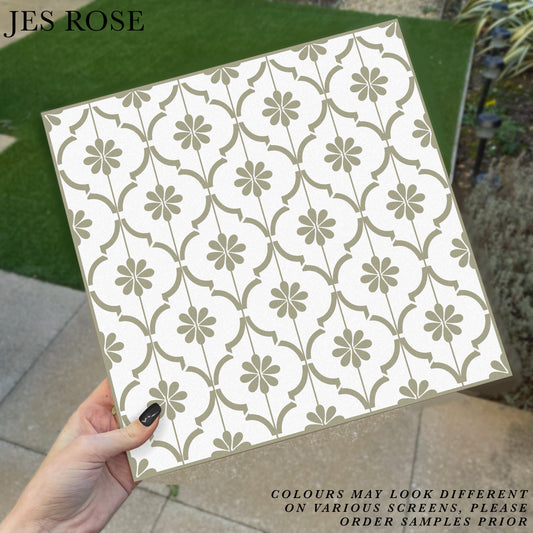 Moroccan Jannah Sage Premium Peel & Stick Tiles