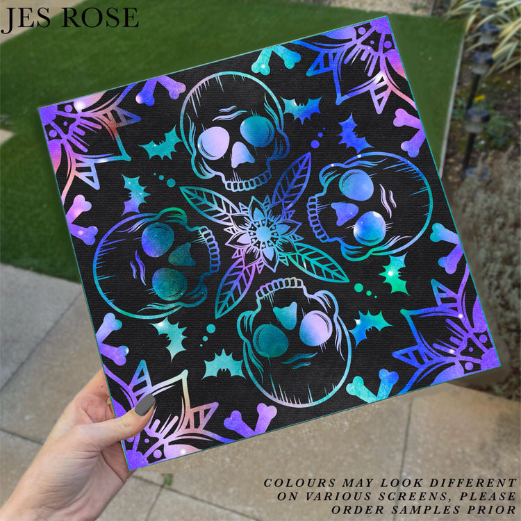 Skull Galaxy Premium Peel & Stick Tilese