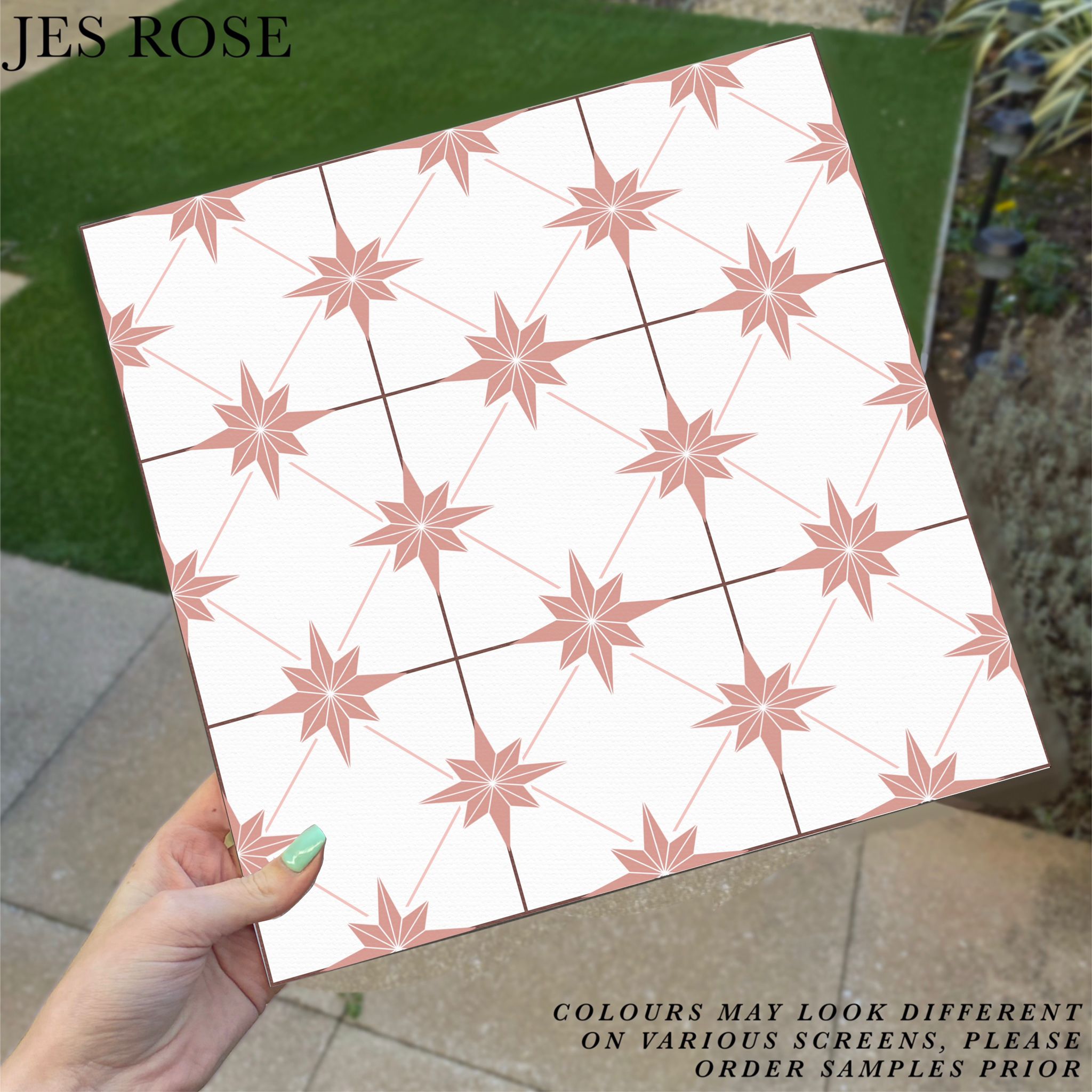 Astral Diamond Pink Premium Peel & Stick Tiles – Jes Rose