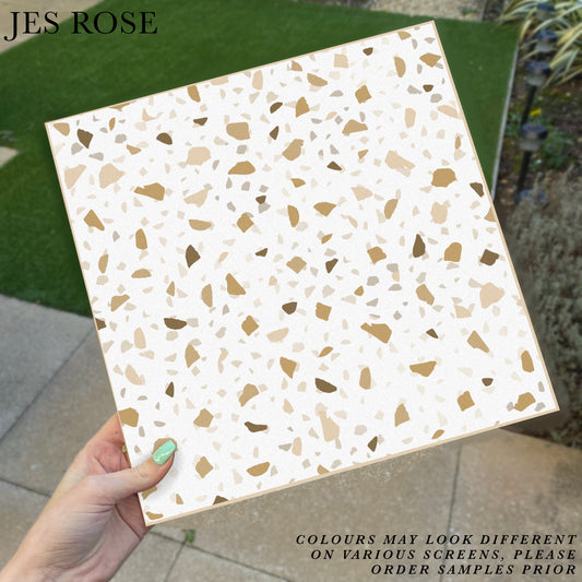 Terrazzo Gold Premium Peel & Stick Tiles