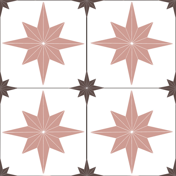 Astral Star Tiles Pink