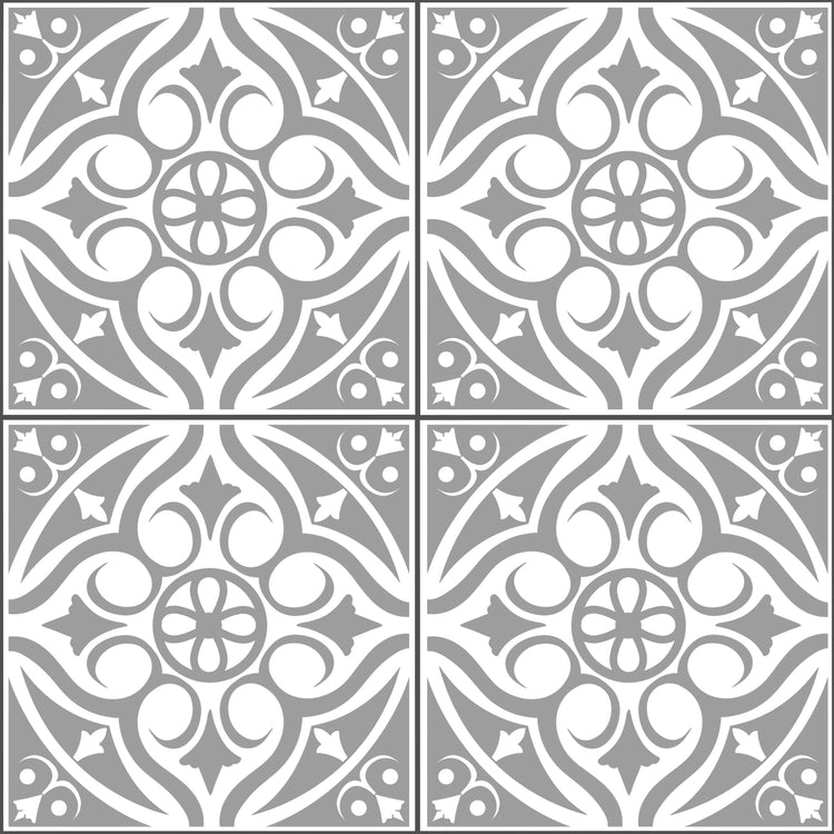 Victorian Tiles Grey