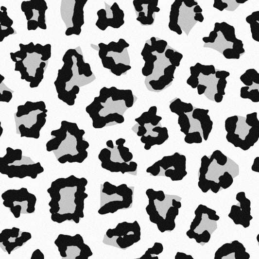 Leopard Print Black & White