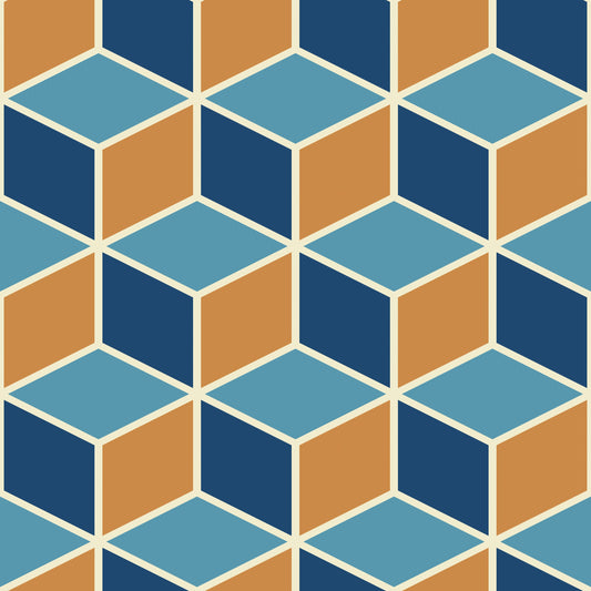 Blue & Orange Cubes