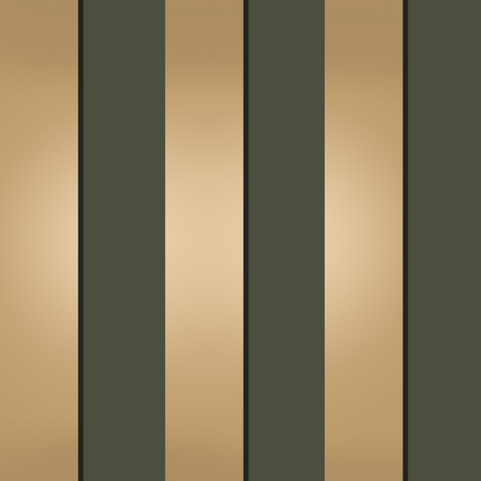 Bold Stripes Gold & Green