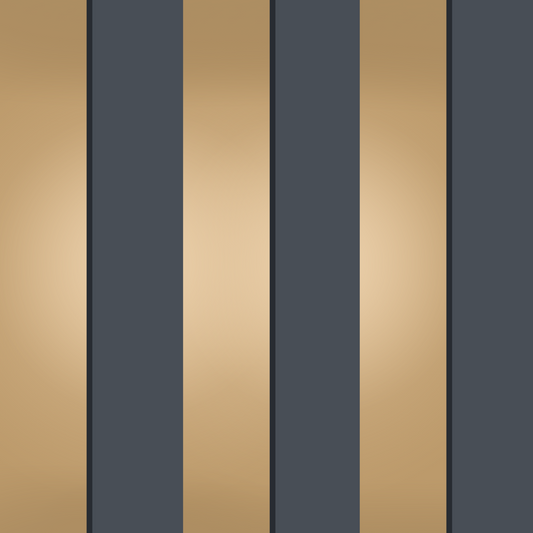 Bold Stripes Gold & Navy