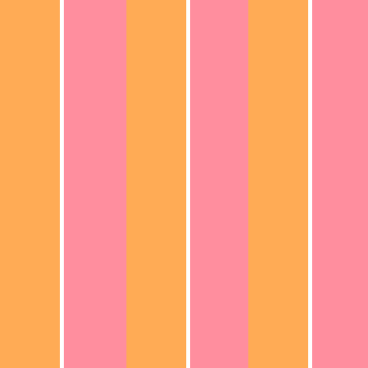 Bold Stripes Orange & Pink
