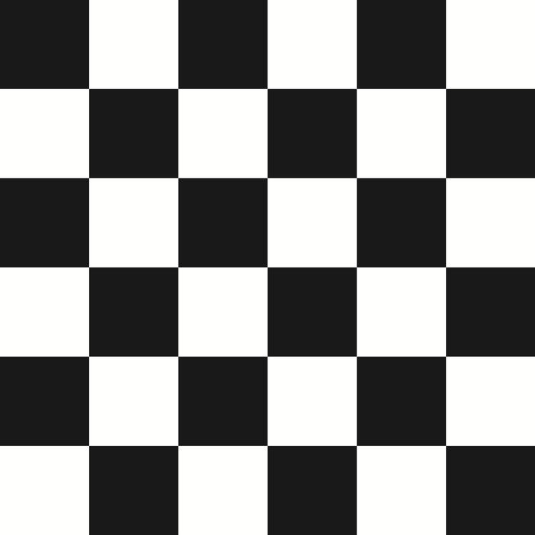 Checkered Design Black (Large)