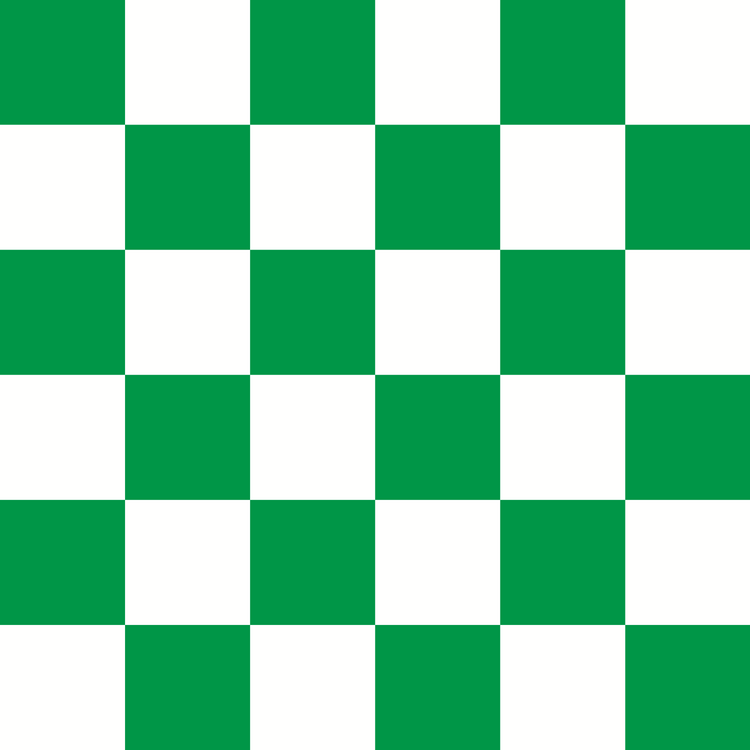 Checkered Design Emerald (Large)