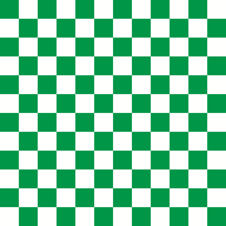 Checkered Design Emerald (Small)