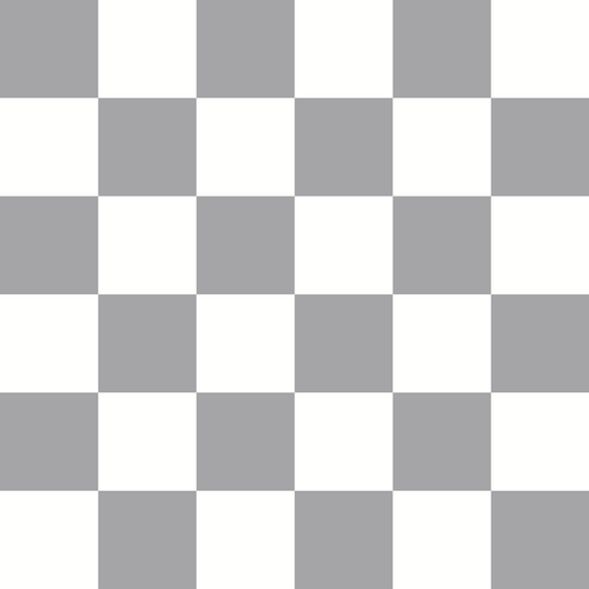 Checkered Design Grey (Large)
