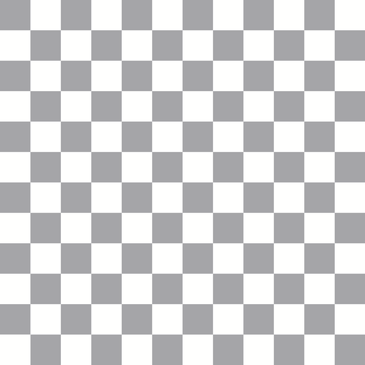 Checkered Design Grey (Small)