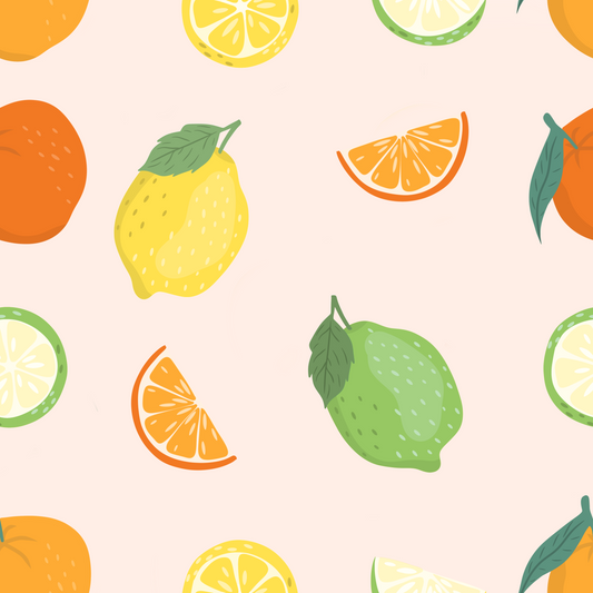 Citrus Slices & Pink