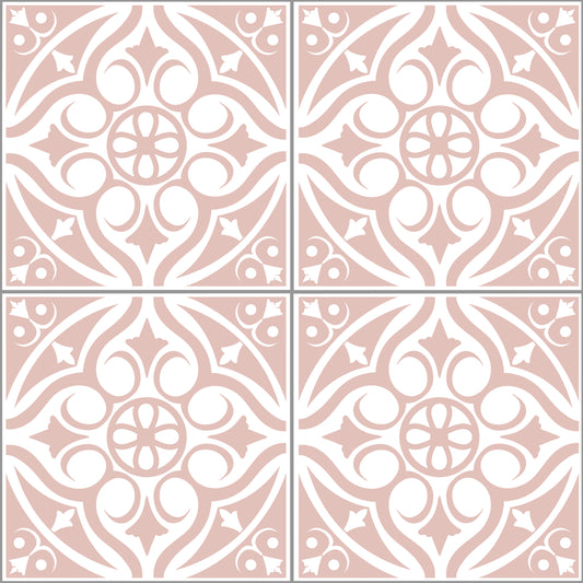 Victorian Tiles Pink
