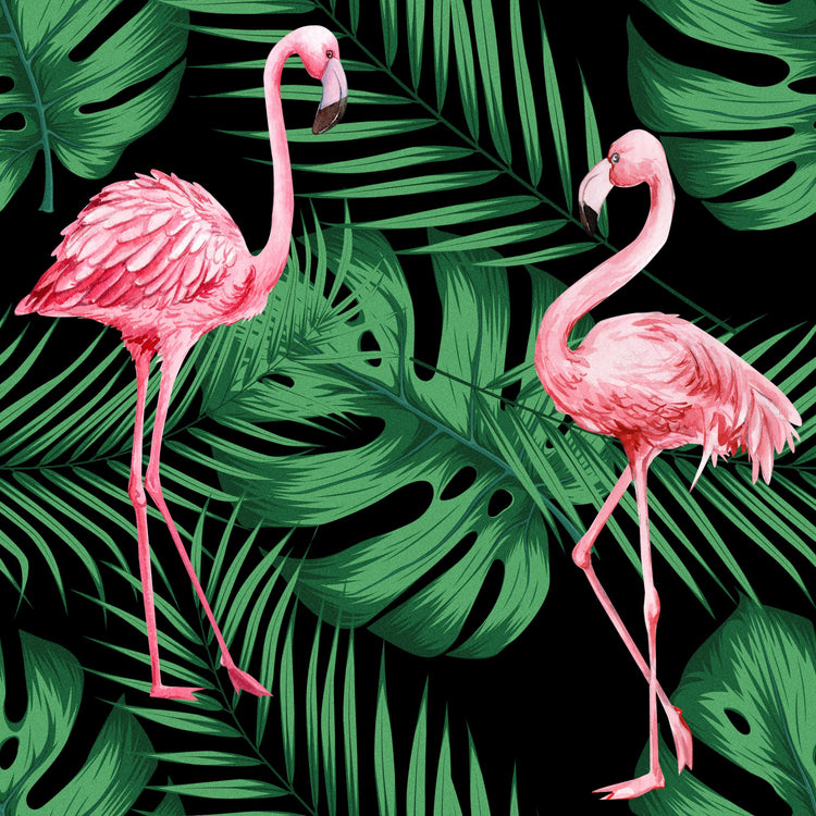 Flamingo & Leaves Samples