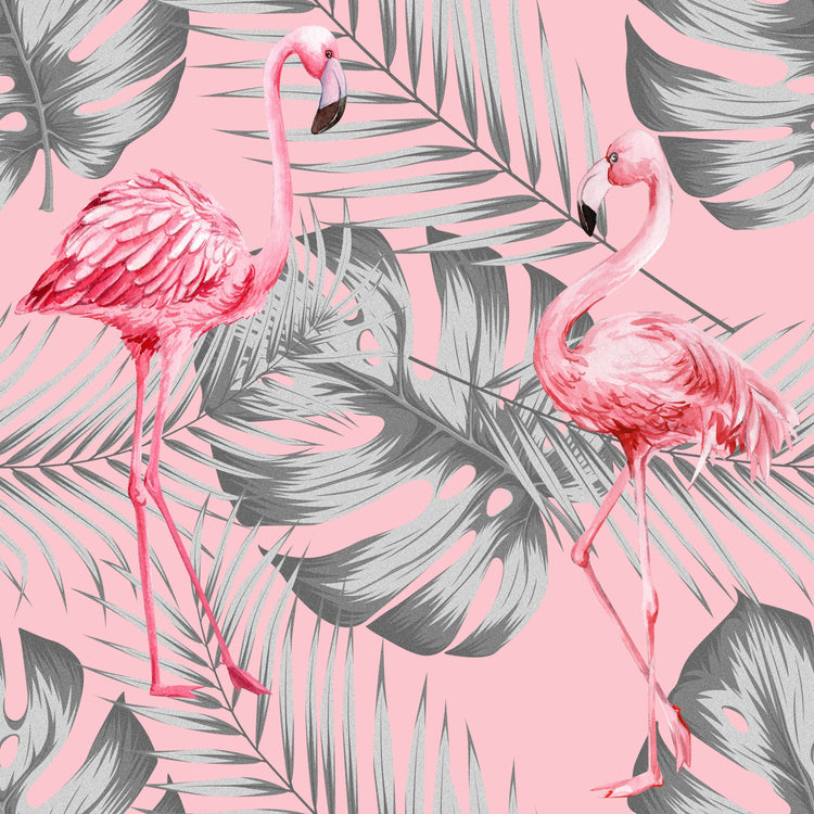 Flamingo & Leaves Samples