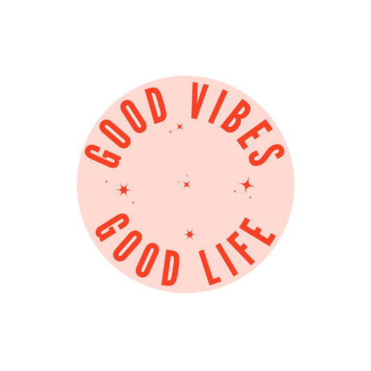 Good Vibes/Good Life Window/Mirror Decal
