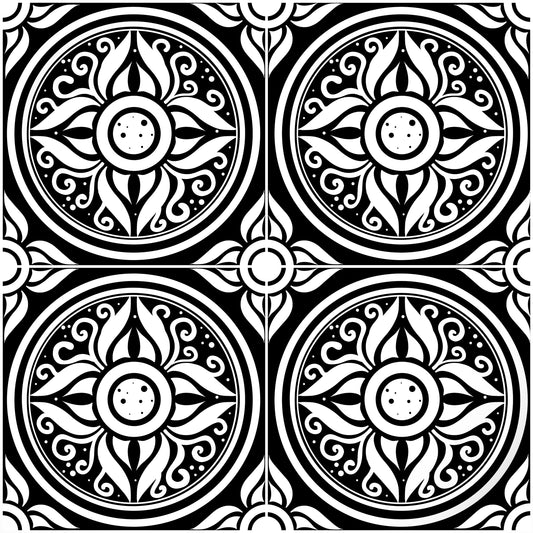 Lisbon Black & White Tiles
