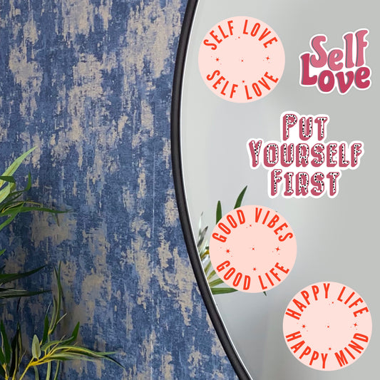 Self Love Circle Window/Mirror Decal
