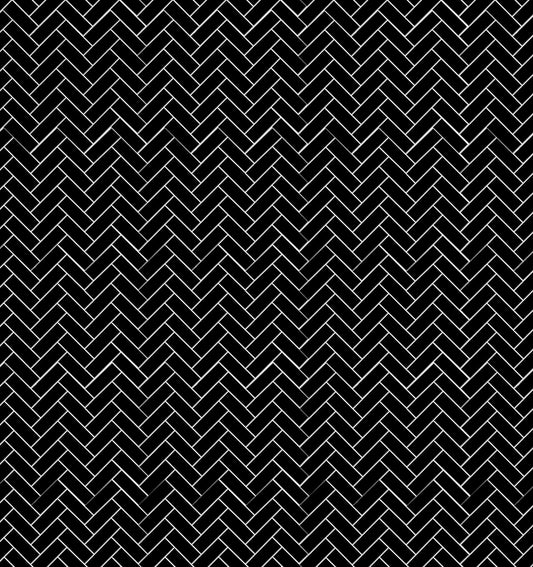 Herringbone Black Tiles