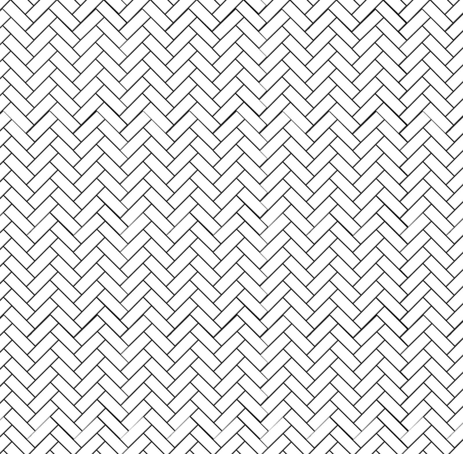 Herringbone Tiles (Custom Colours!) Adhesive Floor/Wall/Window Vinyl