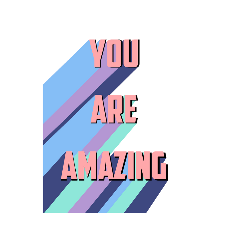 You are amazing Window/Mirror Decal