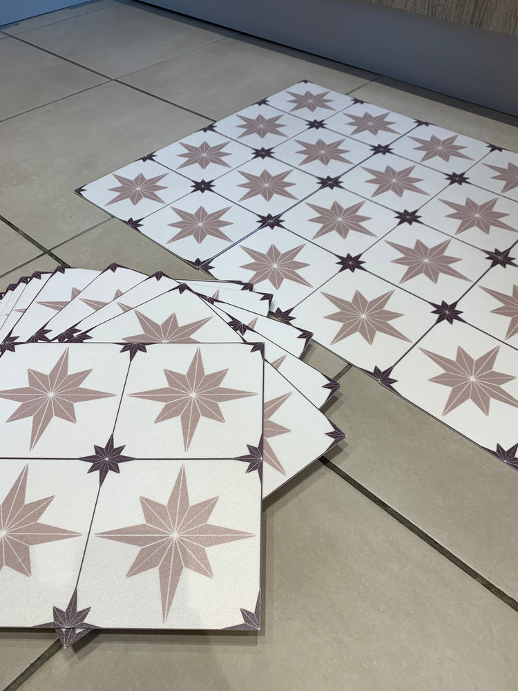 Astral Star Beige (Small) Premium Peel & Stick Tiles