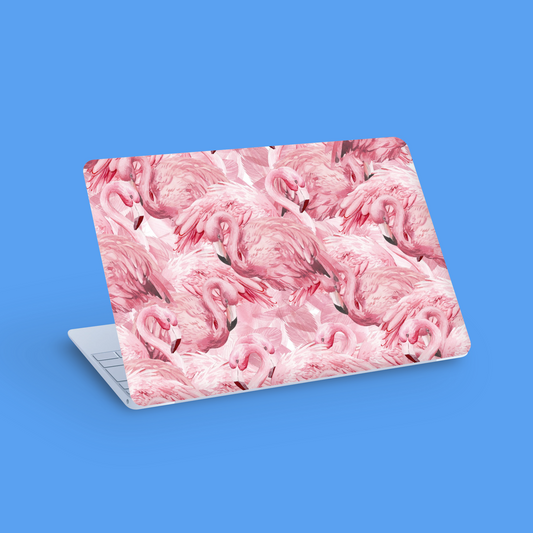 Layered Flamingo Vinyl Laptop/Tablet Skin