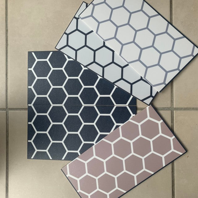 Hexagon Grey Premium Peel & Stick Tiles